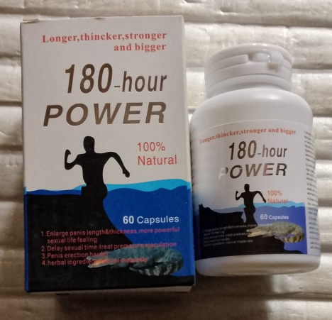 180 Hour Power Capsule for Penis Enlargement